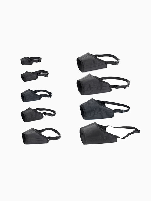 Намордник ЧИП" полиэстер №2 15см (спаниель, такса) черный"