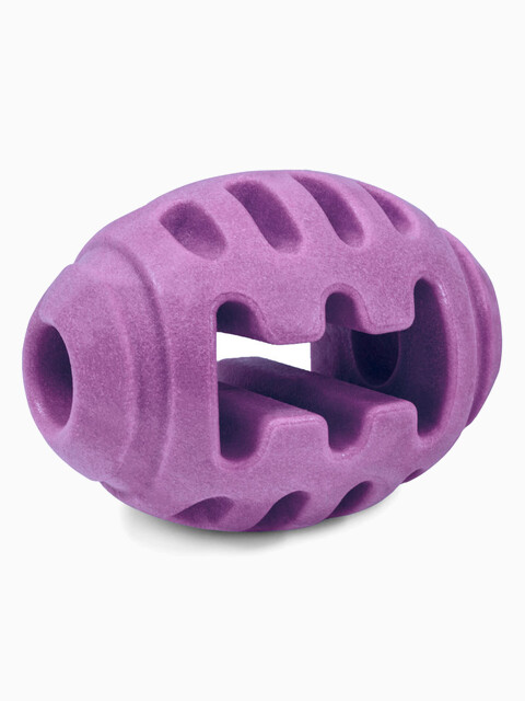 Игрушка AROMA для собак из термопласт. резины "Мяч для регби", 80мм