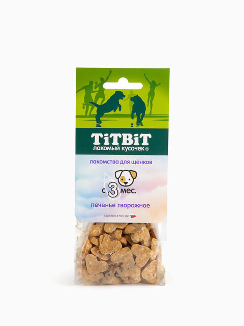 Titbit Печенье творожное для щенков 70 г