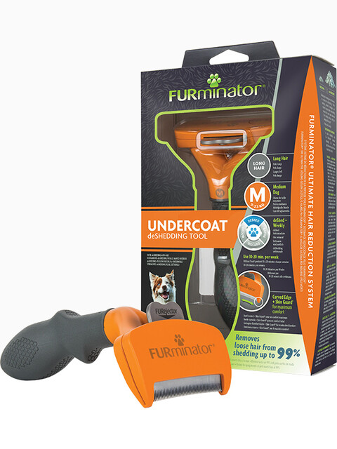 Фурминатор FURminator M для средних собак с длинной шерстью