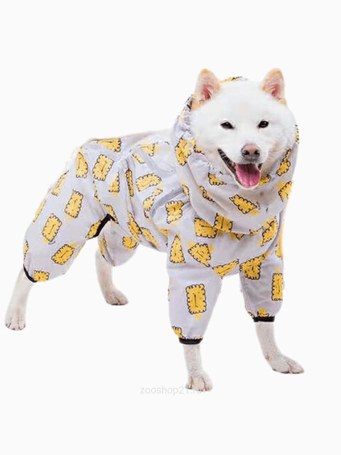 Комбинезон - дождевик "LeoDog" размер L (длина спины 34 см), серый
