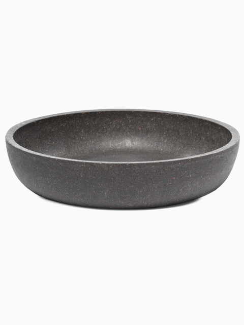 Миска NATURAL из бамбука на резинке "Графит", 0,2л