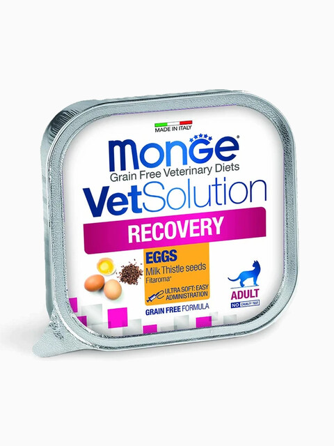 Корм Monge VetSolution Cat Recovery, для кошек при восстановлении питания в период выздоровления, 100 г
