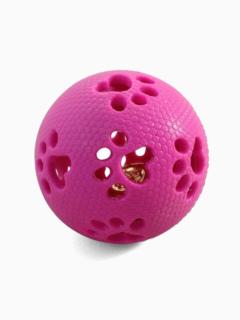 Игрушка для собак из термопласт. резины "Мяч-лапки", d70мм