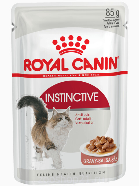 Корм Royal Canin Instinctive (в соусе) для кошек старше 1 года, 85 г