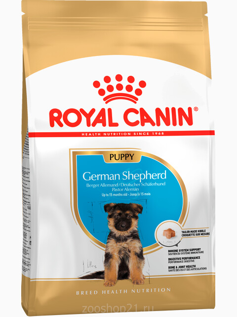 Корм Royal Canin German Shepherd Puppy для щенков немецкой овчарки до 15 мес., 3 кг