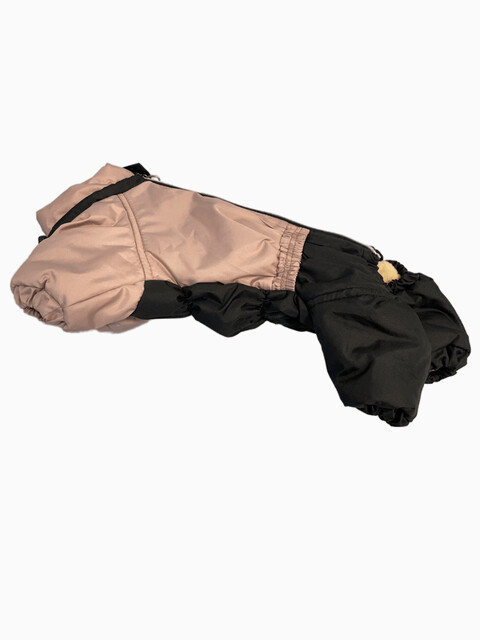 Комбинезон зимний "Актив", цвет черно-бежевый, размер L (длина спины 35 см)