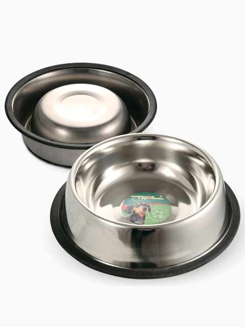 Миска 1506 металлическая на резинке, 1,60л