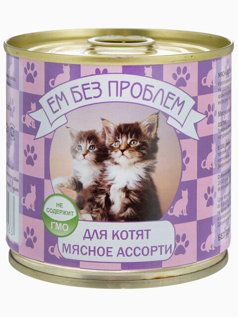 Ем без проблем мясное ассорти для котят, 250г