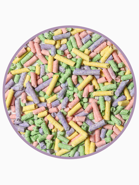 CAT STEP Tofu Tutti Frutti, комкующийся, растительный, 6 л, 2.7 кг