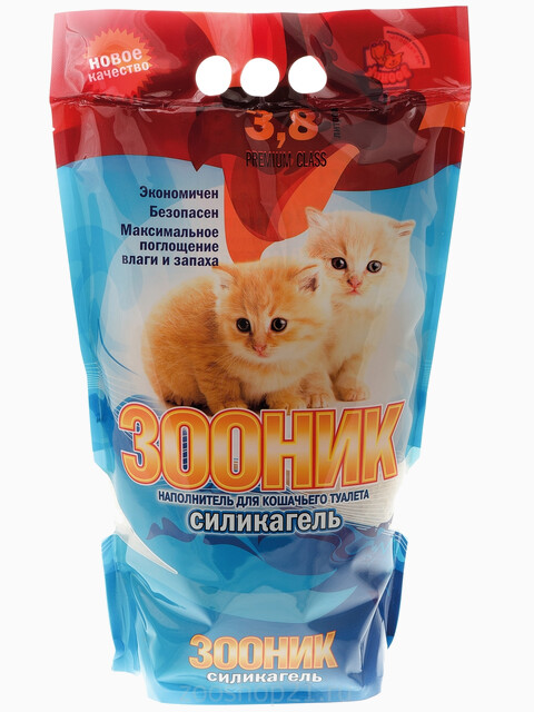 Зооник Силикагелевый наполнитель, 3.8 л