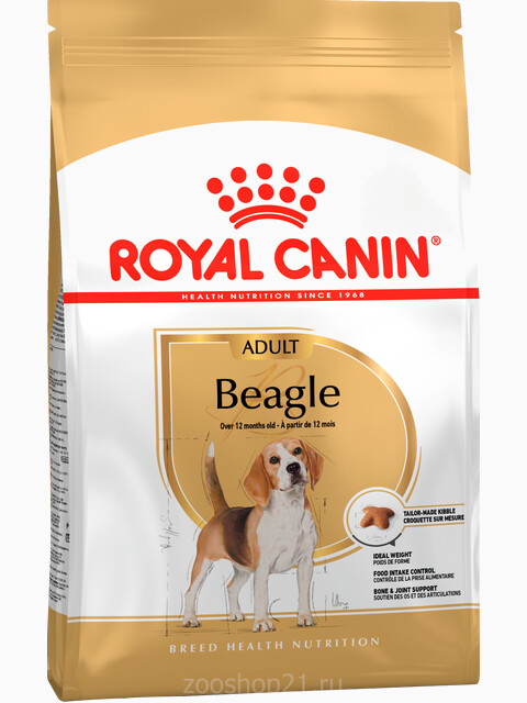 Корм Royal Canin Beagle Adult для породы бигль с 12 мес., 3 кг