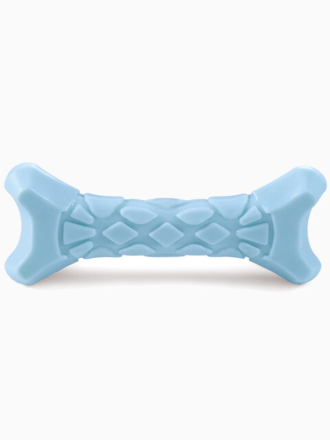Игрушка PUPPY для щенков из термопласт. резины "Косточка голубая", 105мм