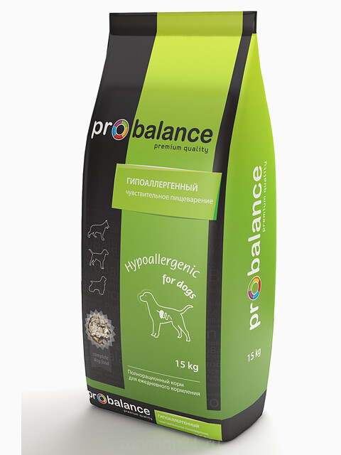 Корм ProBalance Гипоаллергенный для взрослых собак всех пород, 3 кг