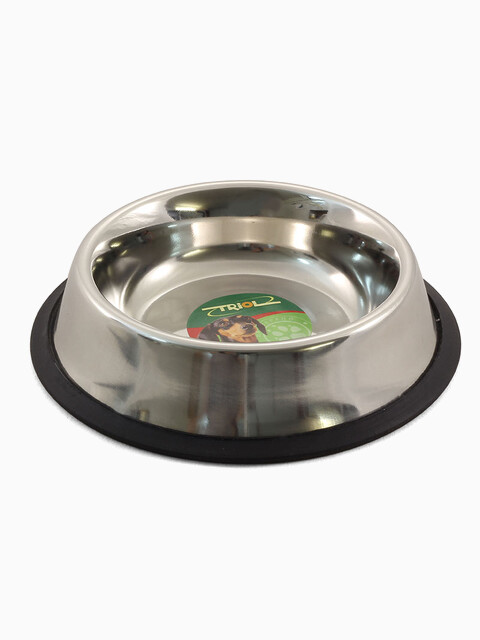 Миска 1506 металлическая на резинке, 1,60л