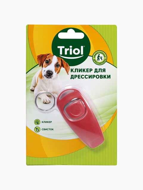 Кликер-свисток для дрессировки собак, 75*35*28мм