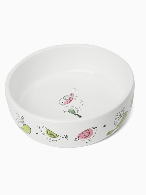 Миска керамическая "Птички", 0,35л