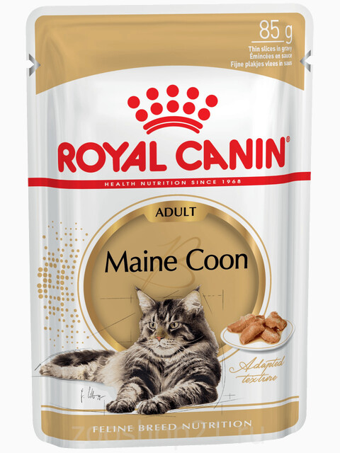 Корм Royal Canin Maine Coon Adult (в соусе) для породы мейн кун старше 15 мес., 85 г