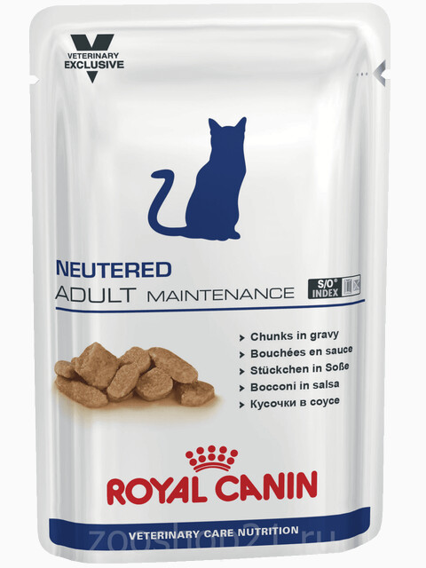 Корм Royal Canin Neutered Adult Maintenance для кастрированных котов и кошек c нормальным весом 1-7 лет, 100 г