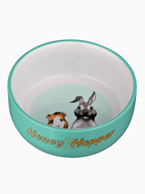 Trixie Миска керамическая с рисунком "Honey & Hopper" 250 мл/ф 11 см