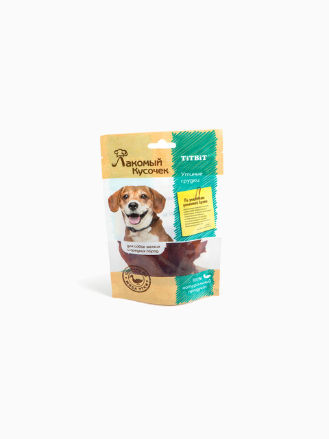 Лакомый кусочек Утиные грудки 60 г