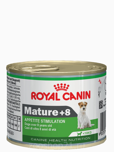 Корм Royal Canin Mature 8+ (мусс) для собак старше 8 лет, 195 г