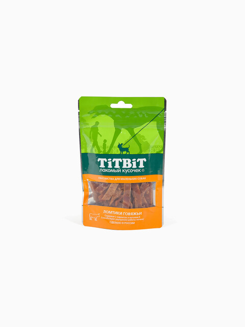 Titbit Ломтики говяжьи для маленьких собак 50 г