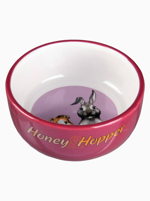 Trixie Миска керамическая с рисунком "Honey & Hopper" 250 мл/ф 11 см
