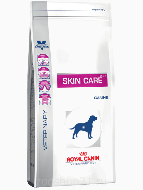 Корм Royal Canin Skin Care SK 23 для собак при дерматозах, 2 кг