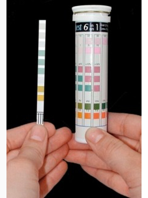 TetraTest 6 в 1 полоски для пресной воды 25 шт