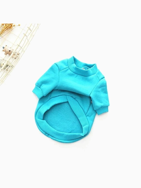 Свитер "Snowman", цвет голубой, размер L (длина спины 29 см)