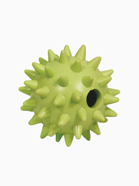 Игрушка для собак из ц/литой резины "Мяч игольчатый", d65мм