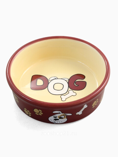 Миска керамическая "Дог", 0,25л