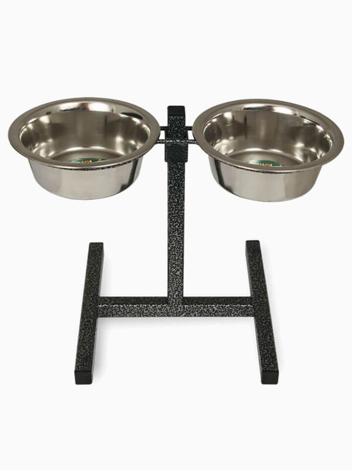 Комплект стойки с мисками 2*0,80л
