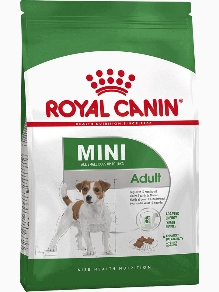 Корм Royal Canin Mini Adult для собак малых пород (до 10 кг) 10 мес. - 8 лет, 800 г