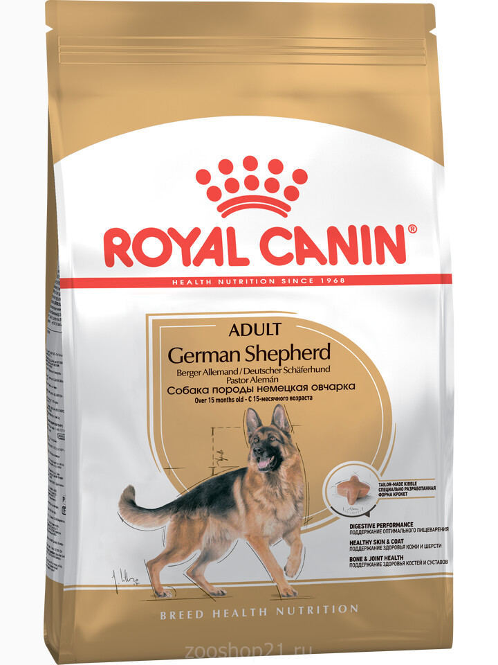 Корм Royal Canin German Shepherd Adult для немецкой овчарки старше 15 мес., 3 кг