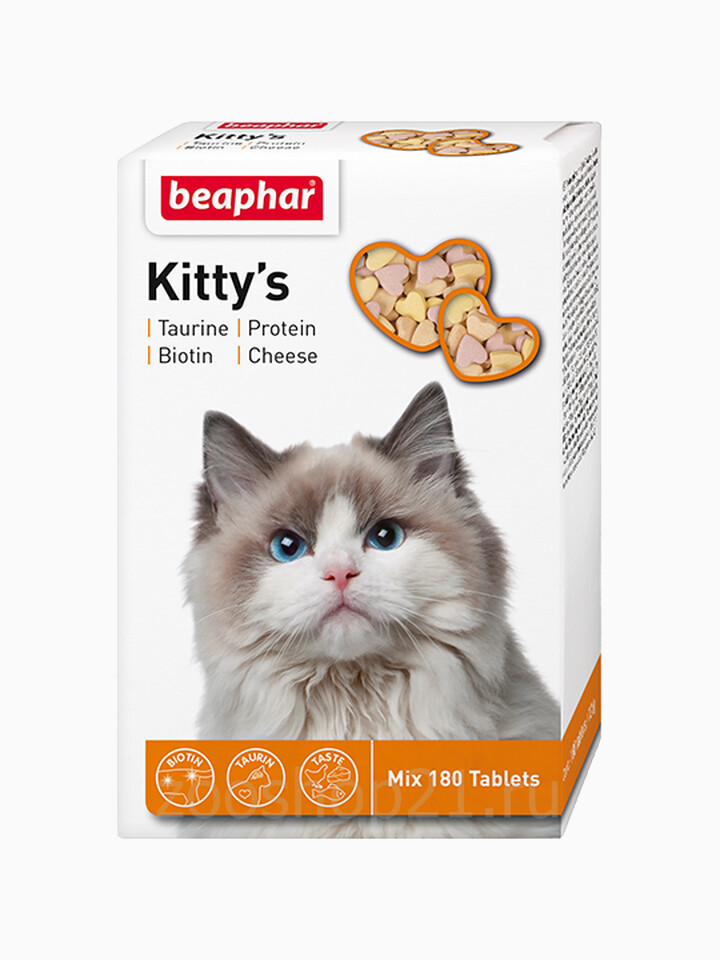Beaphar Комплекс витаминов для кошек (Kitty's Mix), 180 шт