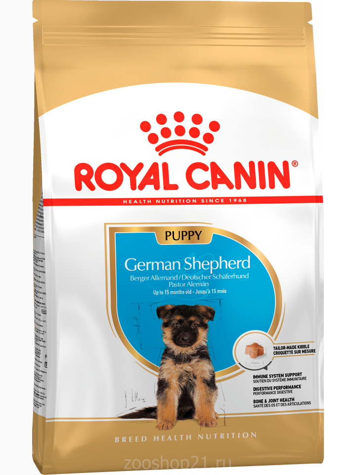 Корм Royal Canin German Shepherd Puppy для щенков немецкой овчарки до 15 мес., 3 кг