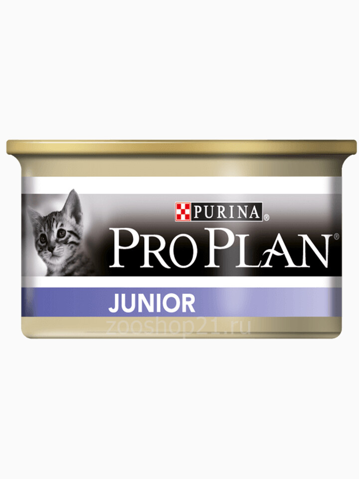 Корм Pro Plan Junior для котят в возрасте от 6 недель до 1 года с курицей, 85 г