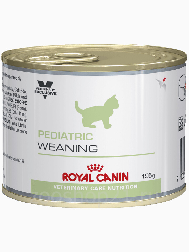 Корм Royal Canin Pediatric Weaning Kitten для котят 1-4 мес., 195 г