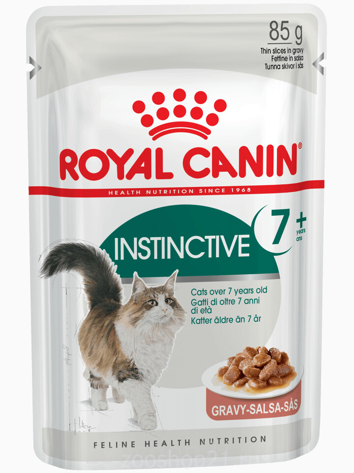 Корм Royal Canin Instinctive 7+ (в соусе) для кошек 7-12 лет, 85 г
