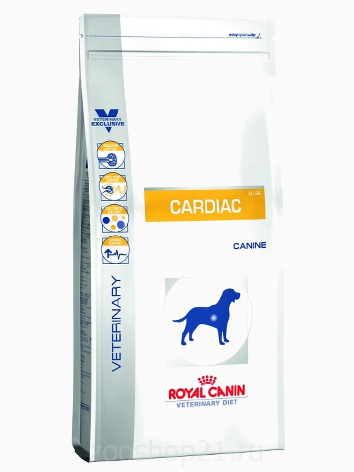 Корм Royal Canin Cardiac EC 26 для собак при сердечной недостаточности, 2 кг