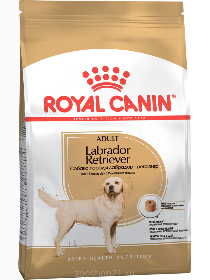 Корм Royal Canin Labrador Retriever Adult для лабрадора старше 15 мес., 3 кг