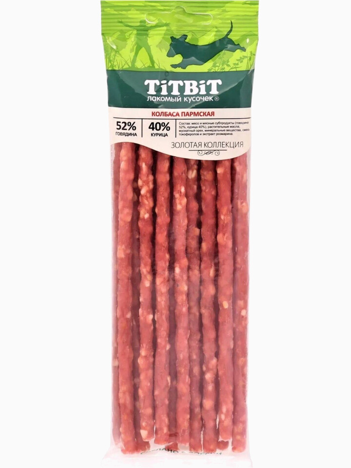 Titbit Колбаса Пармская для собак Золотая коллекция 80 г