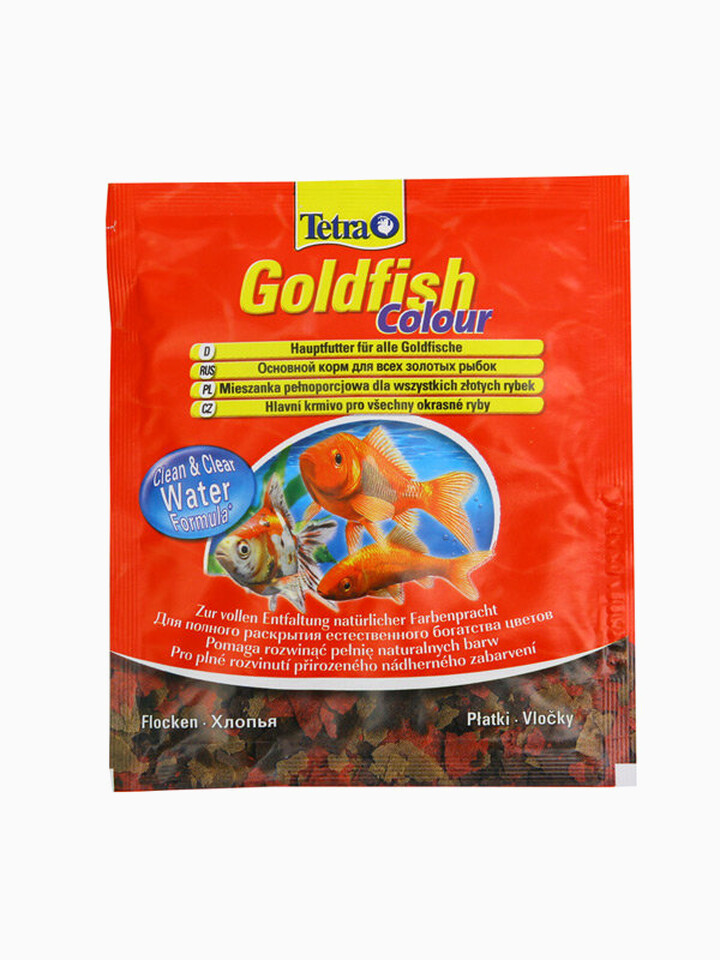 Tetra Goldfish Colour корм в хлопьях для улучшения окраса золотых рыб, 12 г