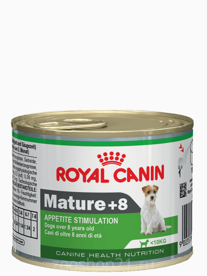 Корм Royal Canin Mature 8+ (мусс) для собак старше 8 лет, 195 г