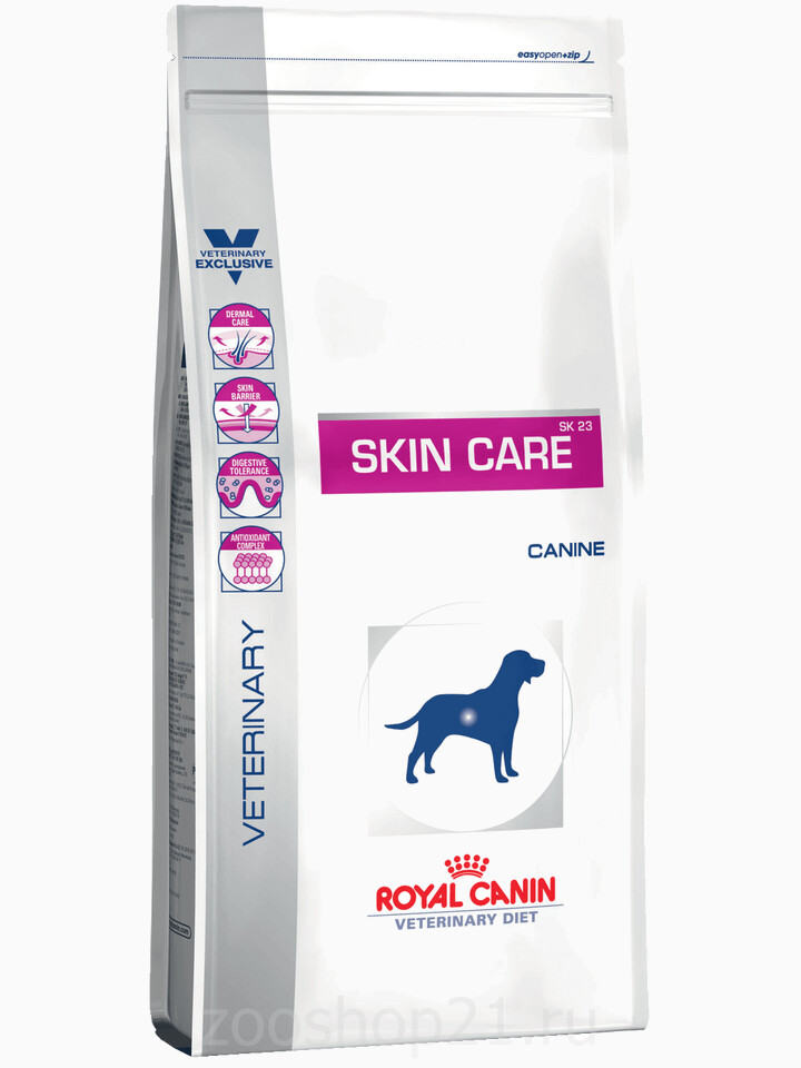 Корм Royal Canin Skin Care SK 23 для собак при дерматозах, 2 кг
