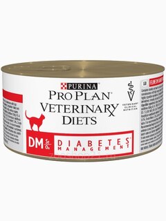 Корм Pro Plan Veterinary diets DM для кошек при диабете, 195 г