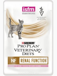 Корм Pro Plan Veterinary diets NF для кошек при патологии почек с лососем, 85 г