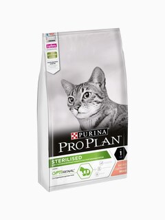 Корм PRO PLAN Sterilised OPTI RENAL (комплекс для поддержания здоровья почек) для стерилизованных кошек с лососем, 1.5 кг